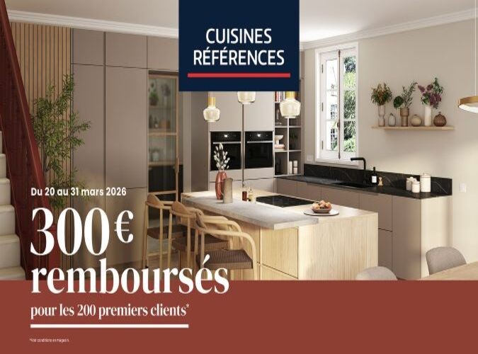 Cuisine et aménagement intérieur à Libourne : 300 € remboursés en mars 2026